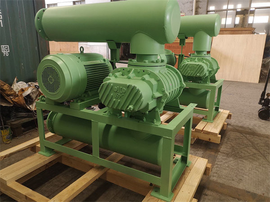 0.8 bar 132kw 10 "850-1500 rpm 71,52-116,5m3/min Tri Lobo Roots Blower