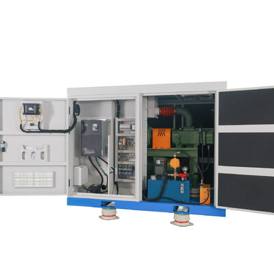 BLG360RB-II,100-150 Kpa Pressure,101.2-196.4m³/min Airflow,1800-3100 RPM Speed, Integrated Skid-mounted Intelligent Screw Blower