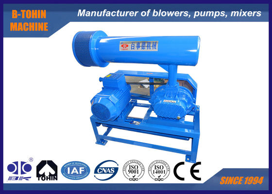 Ventilatore a lobi rotativi ad alta pressione da 10 m³/min, 10 kpa - 50 kpa, a tre lobi, aeratore affidabile per alimentazione carta per stampanti
