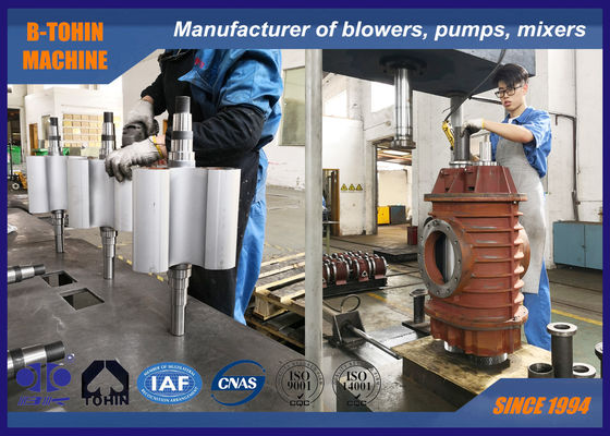 Pompa soffiante Roots da 8" per aria a pressione negativa 41.09 m3/min -70KPA 75KW