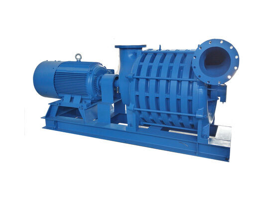 Ventilatore centrifugo a più stadi serie D120 con controllo PLC da 49-98 KPa per la lubrificazione dei cuscinetti