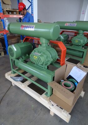 -0,1~-0,5kgf/cm2 Pressione, Tre Lobo Radici di Pressione Negativa Soffiatore, ghisa, blu, pompa di vuoto industriale, 5,5-22kW